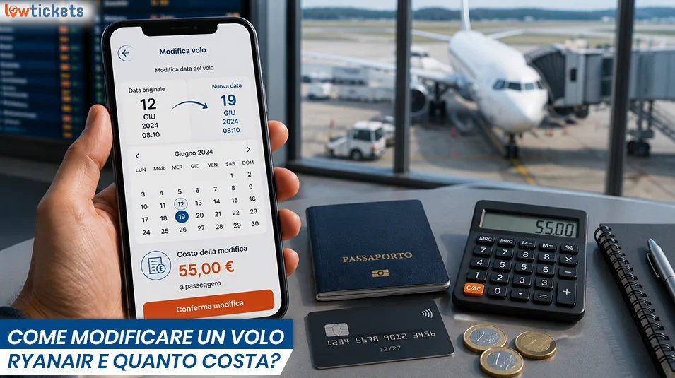 Come modificare un volo Ryanair e quanto costa?