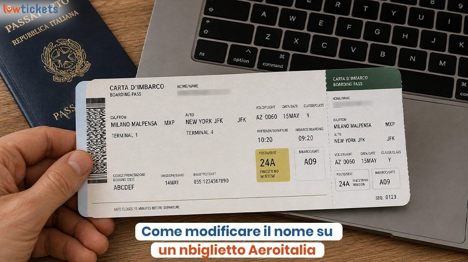 Come modificare il nome su un biglietto Aeroitalia (Guida 2026)