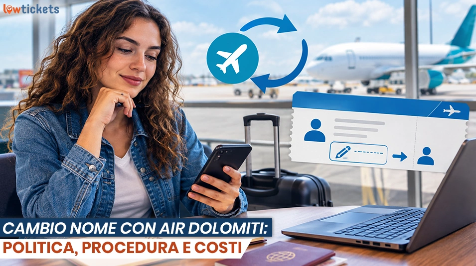 Cambio nome con Air Dolomiti: politica, procedura e costi