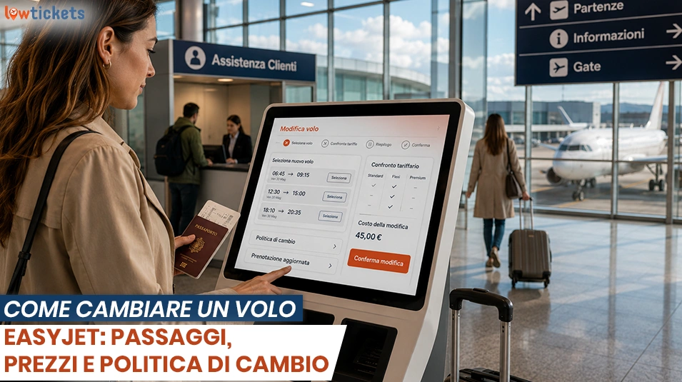 Come cambiare un volo Easyjet: passaggi, prezzi e politica di cambio