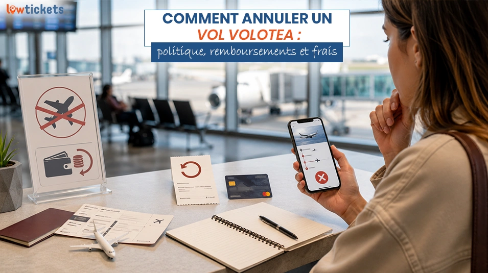 Comment annuler un vol Volotea : politique, remboursements et frais