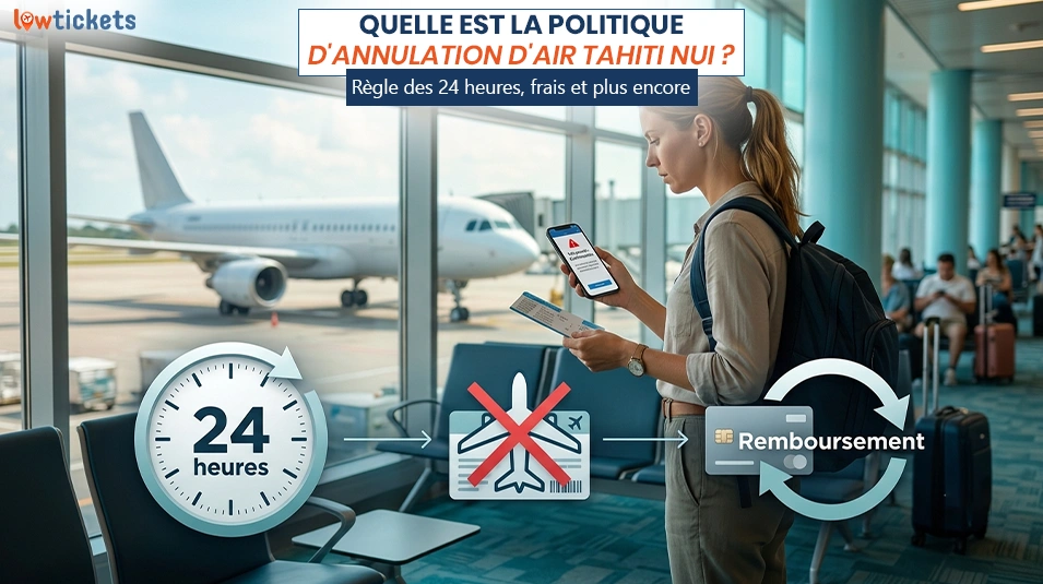 Quelle est la politique d'annulation d'Air Tahiti Nui ? Règle des 24 heures, frais et plus encore