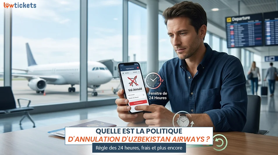 Quelle est la politique d'annulation d'Uzbekistan Airways ? Règle des 24 heures, frais et plus encore