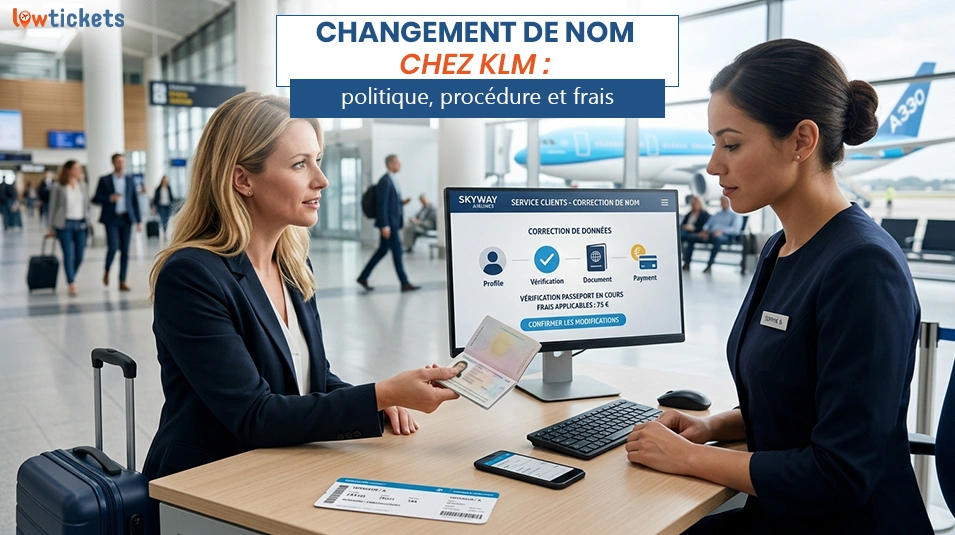 Changement de nom chez KLM : politique, procédure et frais