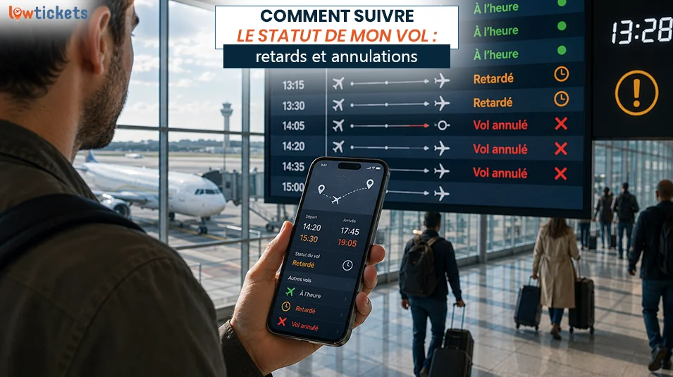 Comment suivre le statut de votre vol en direct ? Retards et annulations