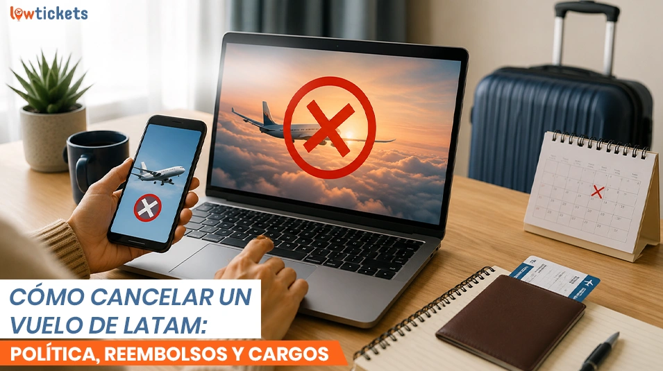 Cómo cancelar un vuelo de LATAM: política, reembolsos y cargos (Guía 2026)