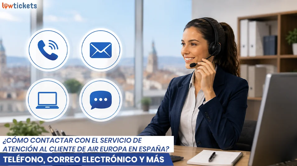 ¿Cómo contactar con el servicio de atención al cliente de Air Europa en España? Teléfono, correo electrónico y más