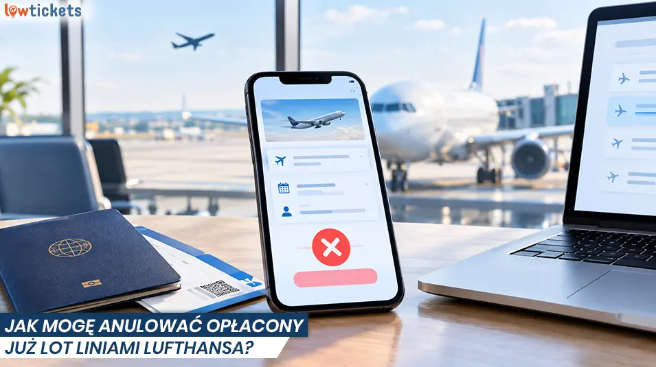 Jak mogę anulować opłacony już lot liniami Lufthansa?