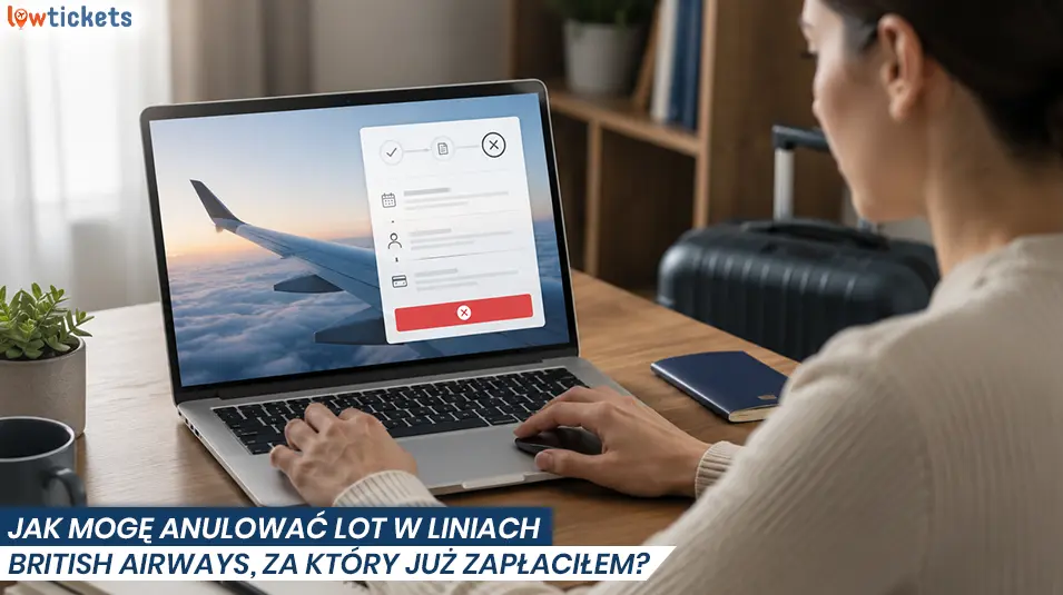 Jak mogę anulować lot w liniach British Airways, za który już zapłaciłem?