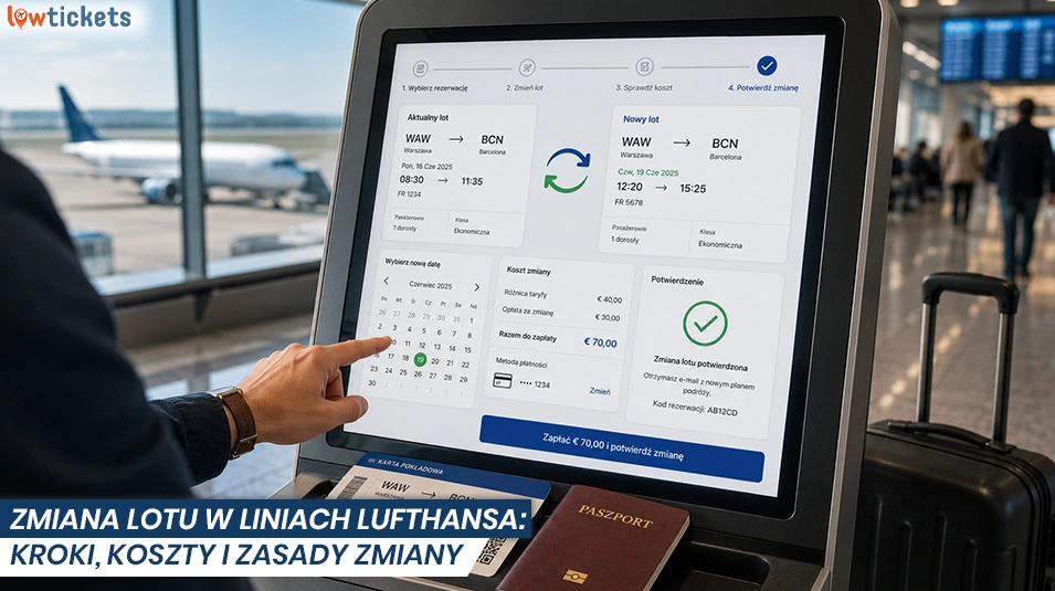 Zmiana lotu w liniach Lufthansa: kroki, koszty i zasady zmiany