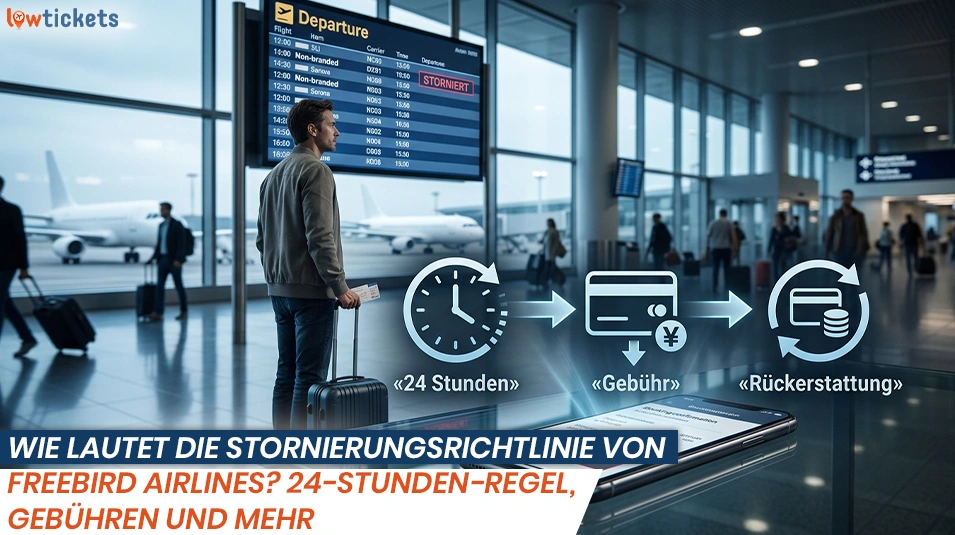 Wie lautet die Stornierungsrichtlinie von Freebird Airlines? 24-Stunden-Regel, Gebühren und mehr