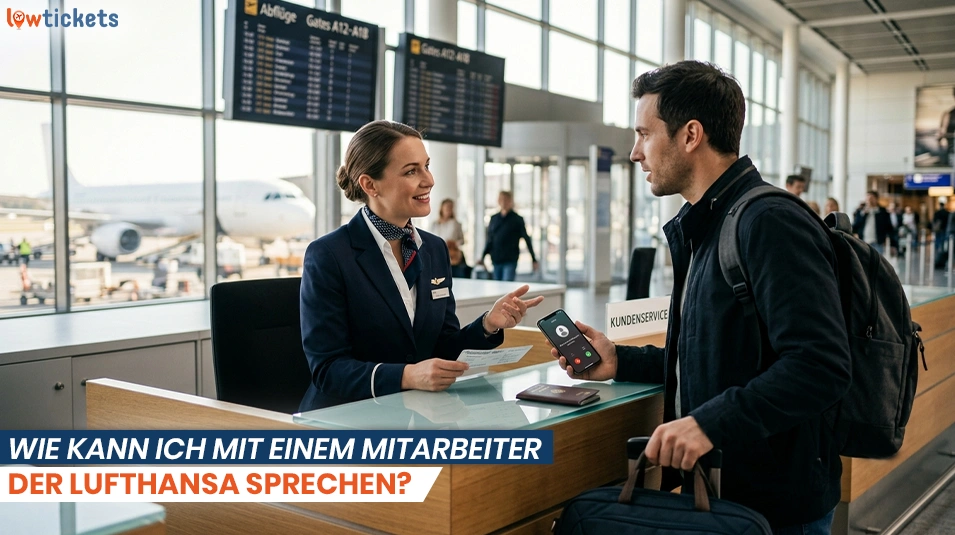 Wie kann ich mit einem Mitarbeiter der Lufthansa sprechen?